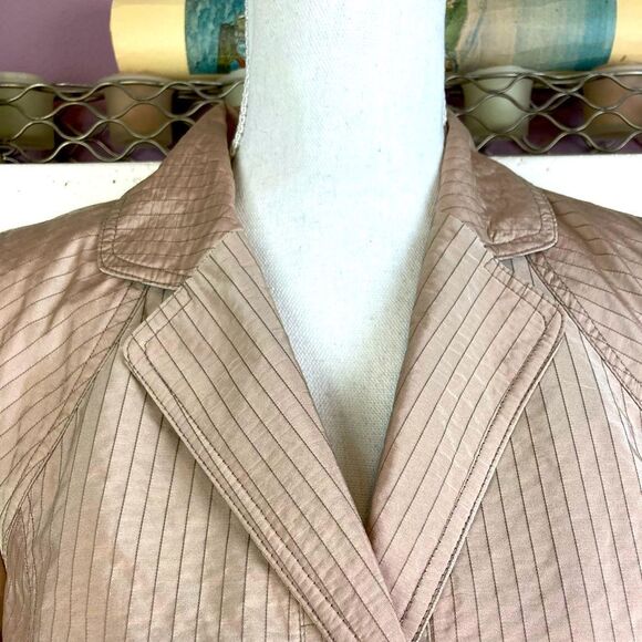Finicky Filly Rare Elegant Blazer in Shimmery Pink w/ gray, zipped pockets - Picture 2 of 16